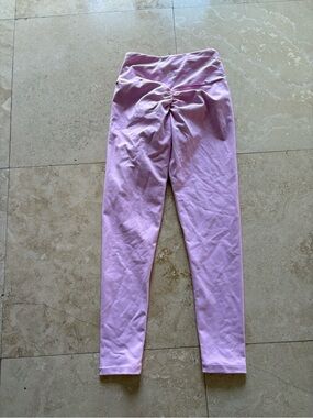 Ryderwear Girls Light Pink Twist-Waist Leggings